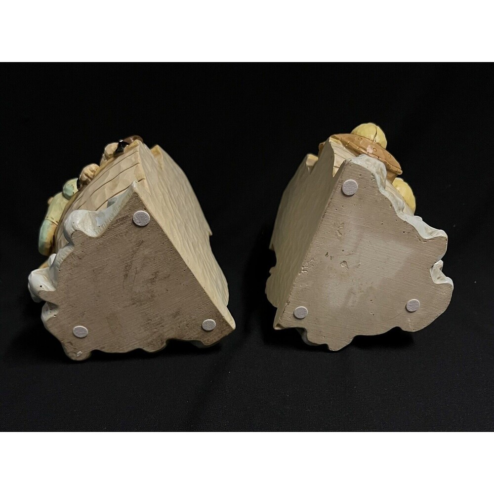 Noah’s Ark Bookends Set Religious Animals Home Decor Renewing Faith 7.25" IOB - Picture 8 of 12